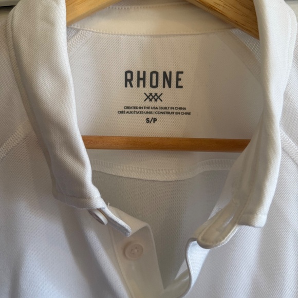 Rhone Delta Pique Polo - White (SM) (NWT) - Picture 2 of 4